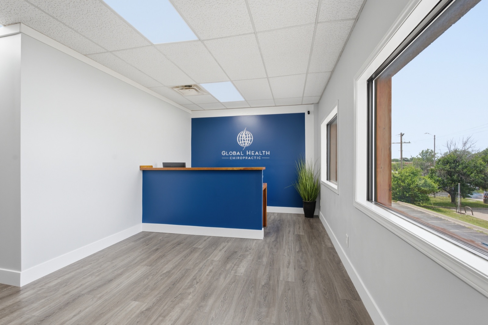Chiropractic office interior